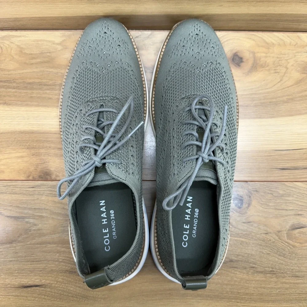 Cole Haan Original Grand Remastered Stitchlite Mens 12 M Sage Business Casual